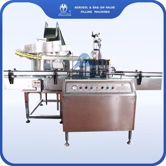 Автоматическая машина для наполнения аэрозольных баллончиков Qgq 750
