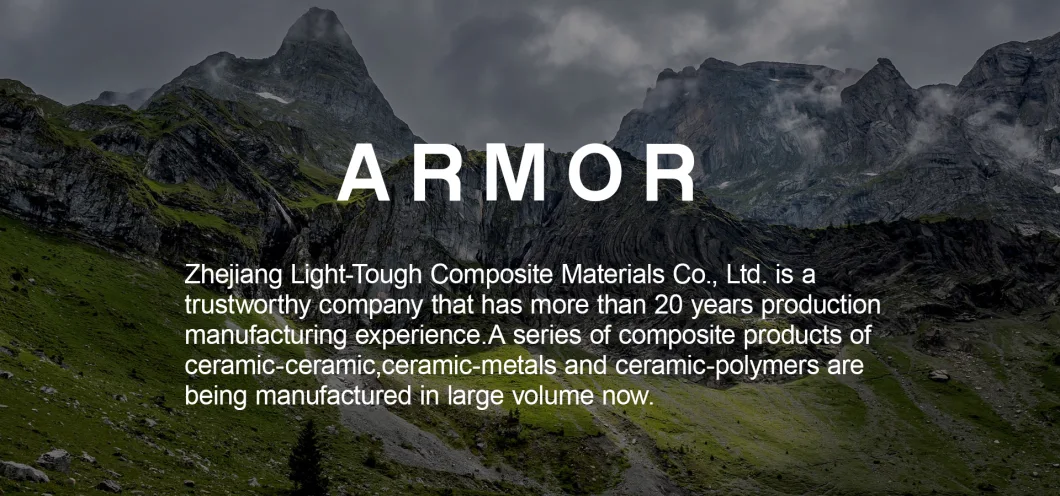 Ceramic Body Armor Bulletproof Plate Alumina Ceramic Plate Nij III Sta