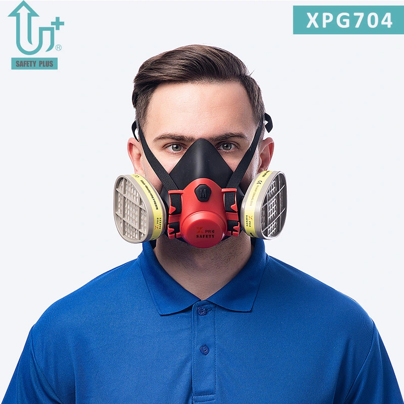 Respirator Gas Mask Safety Half Face Gas Mask with Two Filter