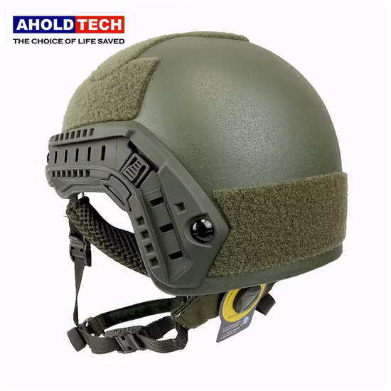 Синий баллистический полицейский шлем Nij Iiia, пуленепробиваемый шлем для военного использования