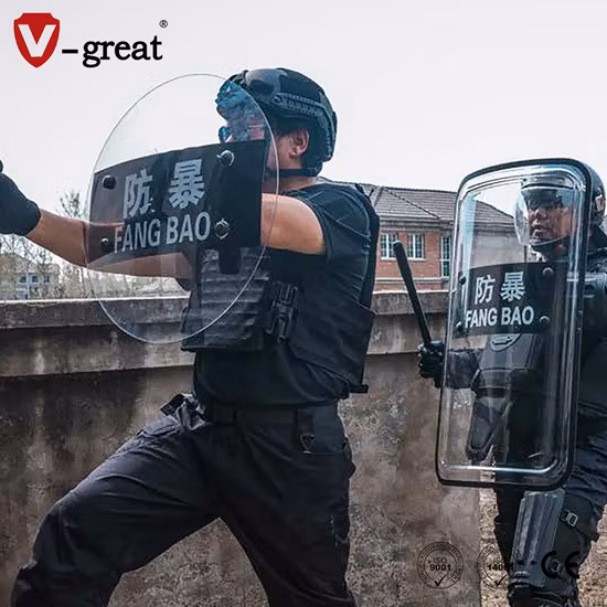 Легкий шлем для борьбы с беспорядками, круглый щитовой шлем, шлем для борьбы с беспорядками