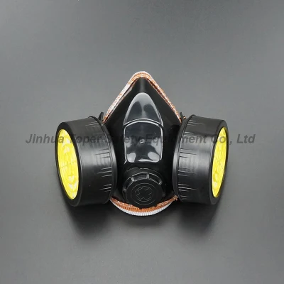 Защитный противогаз с двойным фильтром, химическая дыхательная маска (CR306)
